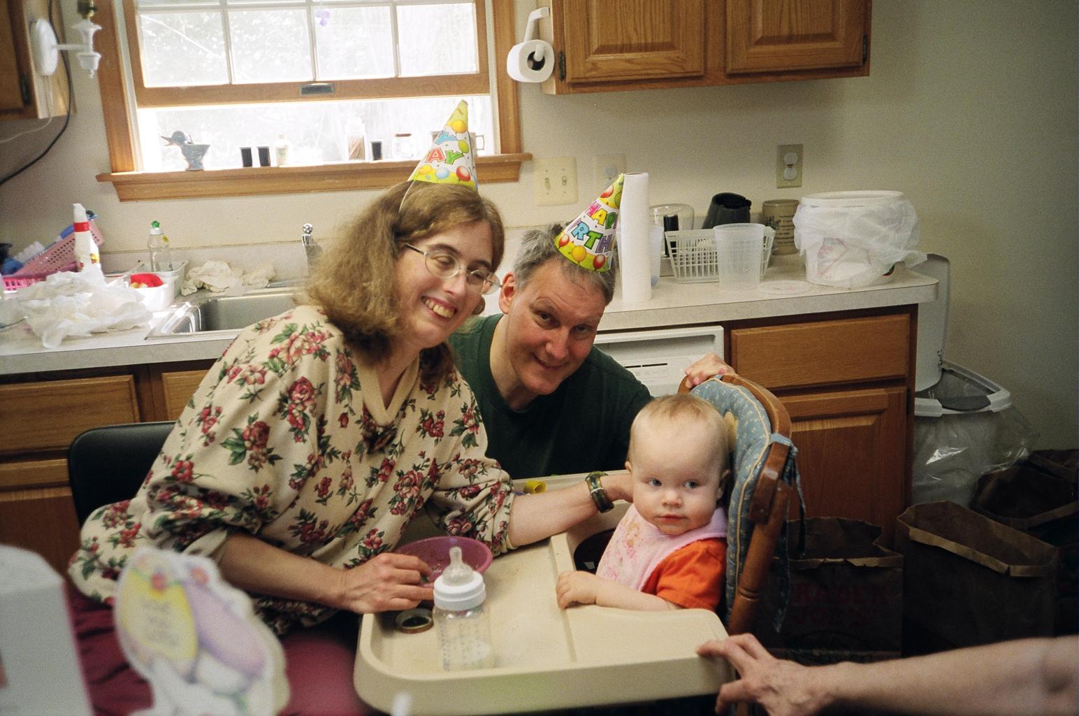 Sabrina's first birthday party